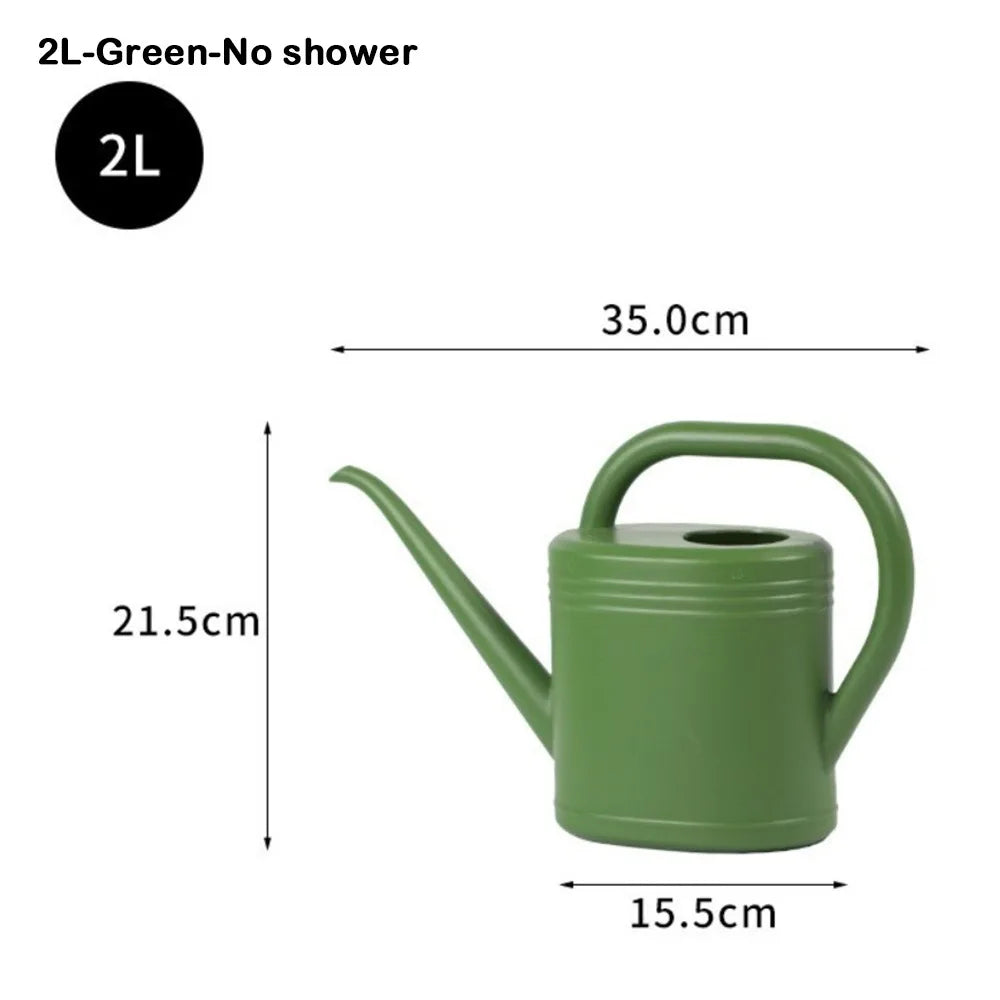 1L/2L Watering Can Pot with Long Mouth for Garden Plants, Plants Sprinkler with Large Capacity, Plastic Flower Spray, Water Kettle, Watering Tool - TitanTide