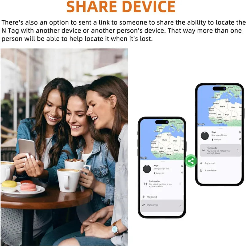 Air Tracker Tag Bluetooth Tracker Smart Tags Locator Tracking Device Item Finder  Works with IOS Find My or Android Find My Hub TitanTide