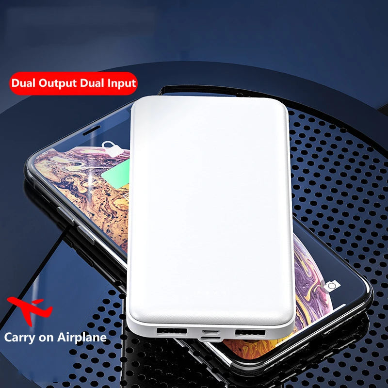 Power Bank 10000-20000 mAh 5V 2A Portable Charger For Cooling Fan Heated Vest Jacket Power Bank For Xiaomi Mi iPhone External Battery TitanTide