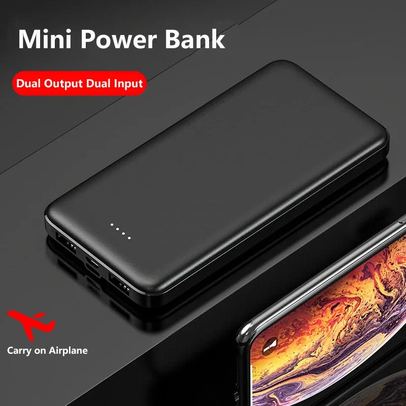 Power Bank 10000-20000 mAh 5V 2A Portable Charger For Cooling Fan Heated Vest Jacket Power Bank For Xiaomi Mi iPhone External Battery TitanTide