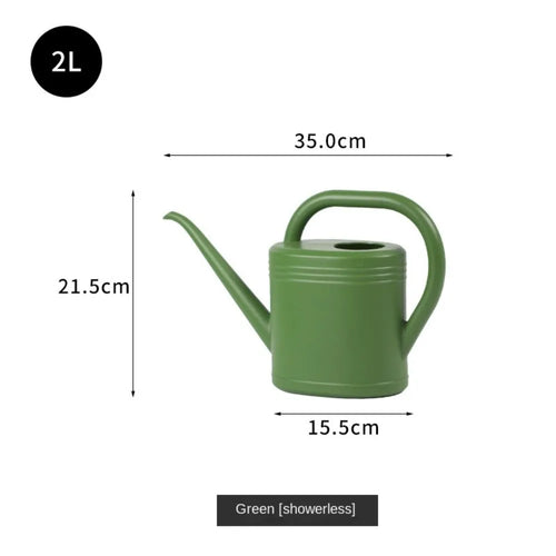 2L plastic watering can with long spout for indoor garden plants – TitanTide