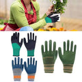 Pair of Waterproof Gardening Gloves made with Latex, Protective Non-Slip Horticultural Gloves and Gear for Vegetable and Flower Plants, Gardening Glove TitanTide