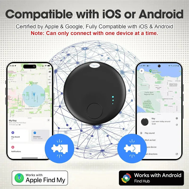 Air Tracker Tag Bluetooth Tracker Smart Tags Locator Tracking Device Item Finder  Works with IOS Find My or Android Find My Hub TitanTide