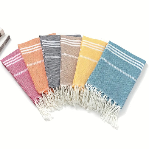 90*180CM Turkish Beach Towel Sauna Spa Gym Sports Fitness Fringed Bath Towel Kitchen Outdoor Soft Absorbent Quick Drying Towels TitanTide