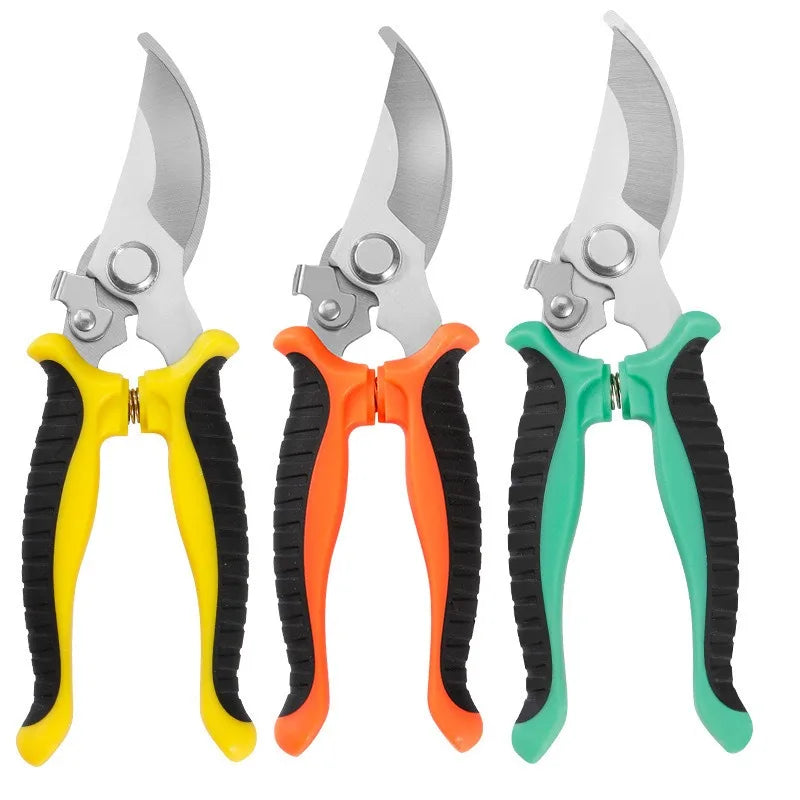 Pruner Garden Scissors Professional Sharp Bypass Pruning Shears Tree Trimmers Secateurs Hand Clippers For Garden Beak Scissors