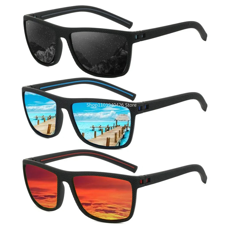 Polarized Sunglasses for Men Women Lightweight Sun Glasses with UV Protection for Outdoor Driving Fishing Golf